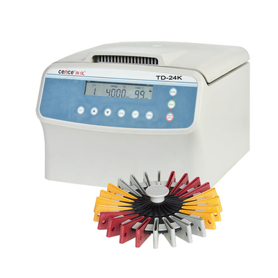 Độ ồn thấp Máy ly tâm PRP PRF tốc độ cao TD-24K Điều khiển vi xử lý cho thẻ nhóm máu