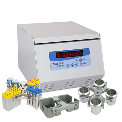 Máy ly tâm tốc độ thấp lâm sàng TDZ5-WS với dung lượng tối đa 4 * 250ml