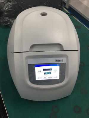 H1650K Máy ly tâm phòng thí nghiệm 16500r/min Tốc độ tối đa 12x5ml Capacity