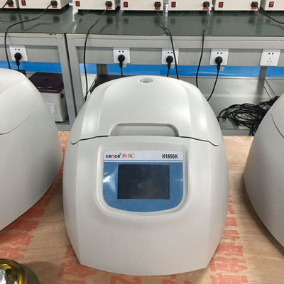 H1650K Máy ly tâm phòng thí nghiệm 16500r/min Tốc độ tối đa 12x5ml Capacity
