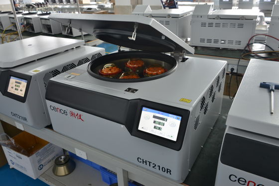 CHT210R Refrigerated Benchtop Blood Centrifuge with Max Speed 21000 rpm Max RCF 32752xg and 4x750ml Capacity