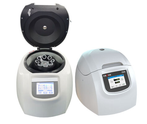 Phòng ly tâm PRP TD4 Phòng ly tâm tốc độ thấp với tốc độ tối đa 4000r/min 1980xg RCF và tiêu thụ năng lượng 100W