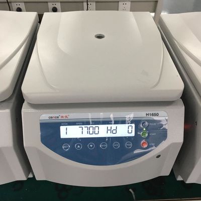 Máy ly tâm tốc độ cao 16500 vòng / phút H1650 với ly tâm phân tích rôto