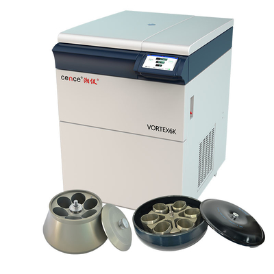Máy ly tâm phòng thí nghiệm VORTEX 6K Tốc độ thấp 6000r / phút Rotor góc xoay Rotor