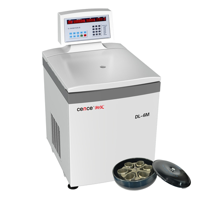 Máy ly tâm tốc độ thấp DL-6M 6000r / phút với cánh quạt xoay và cánh quạt góc có sẵn