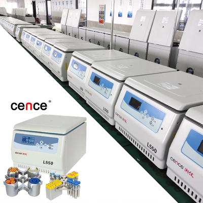 Trung Quốc L550 4x500ml swing rotor phòng thí nghiệm ly tâm với adapter khác nhau