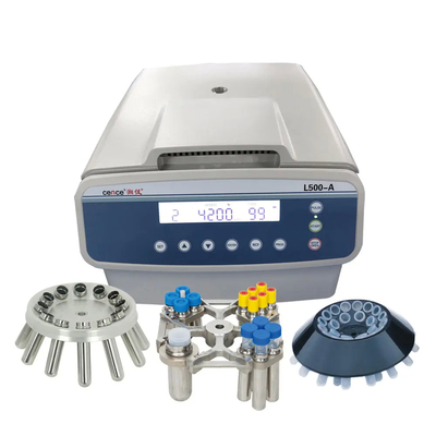 Benchtop phòng thí nghiệm máy ly tâm máu ngang với xoay ra bucket rotor