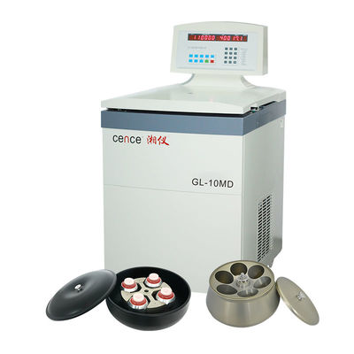Máy ly tâm lạnh tốc độ cao Cence GL-10MD với rotor góc 6x1000ml 10000rpm 18300xg dùng trong phòng thí nghiệm